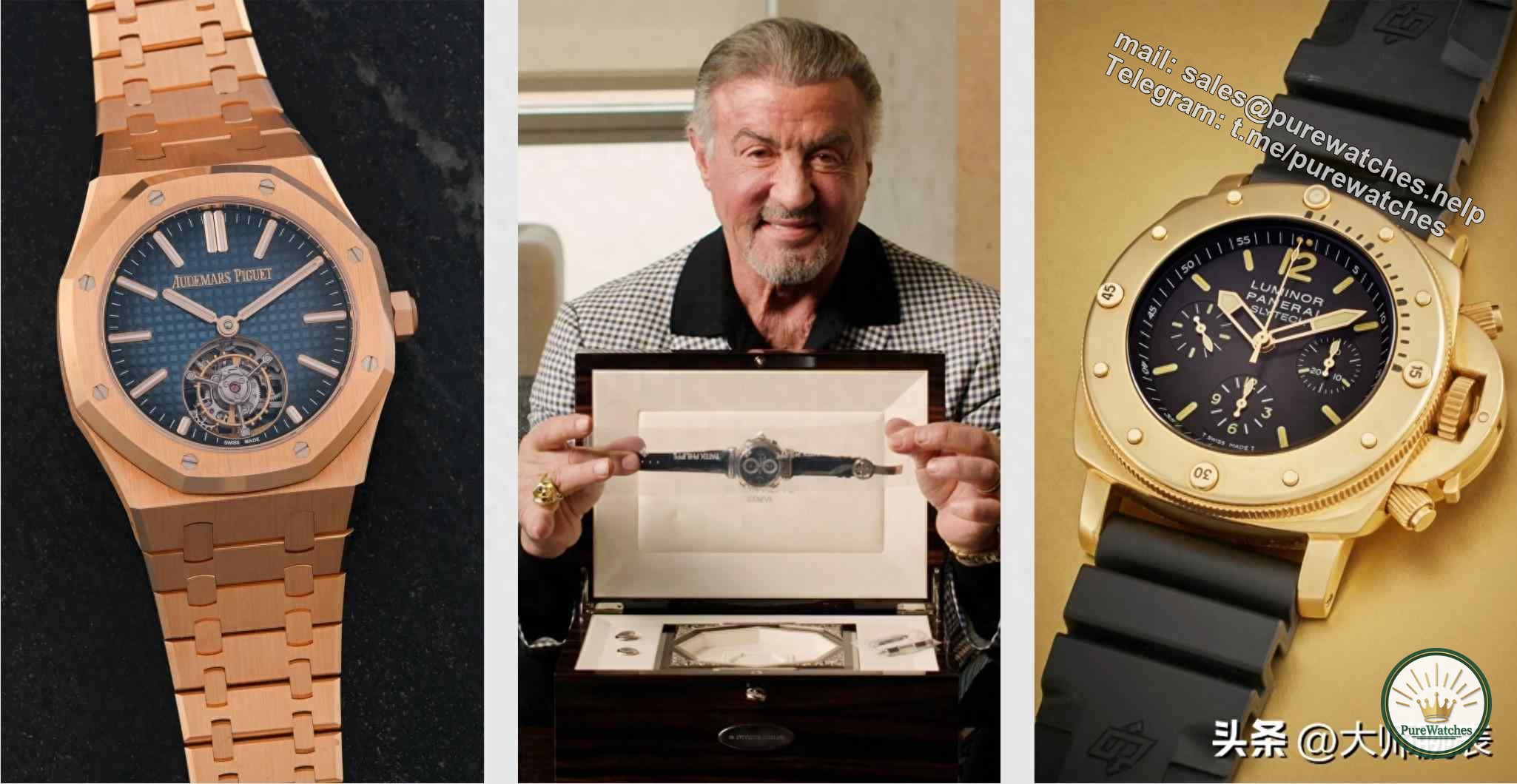 Stallone’s 11 private watches are about to be auctioned, and each one is priceless!