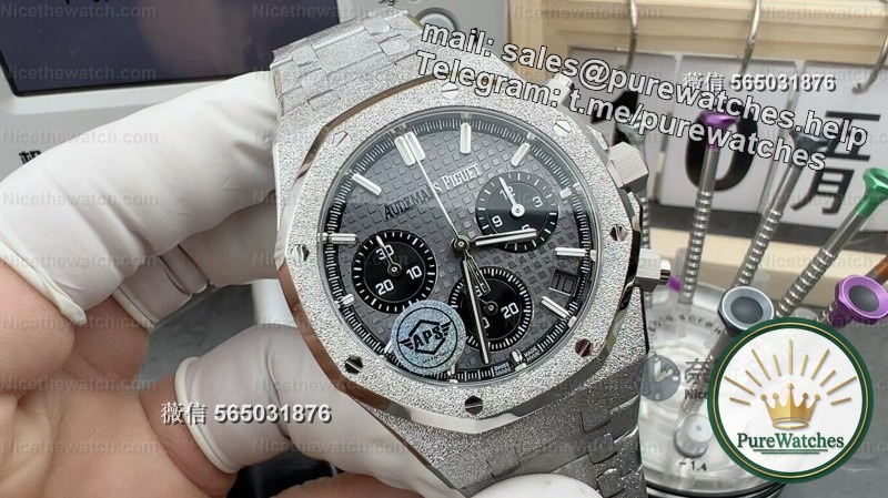 Frost gold does not drop diamonds! APS factory Audemars Piguet 26240 Panda model actual test: 4401 integrated movement + biscuit disk, the details are amazing!