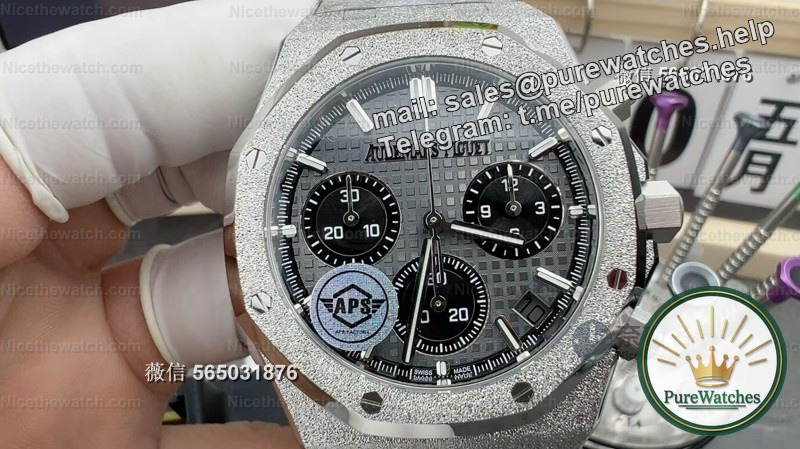 Frost gold does not drop diamonds! APS factory Audemars Piguet 26240 Panda model actual test: 4401 integrated movement + biscuit disk, the details are amazing!