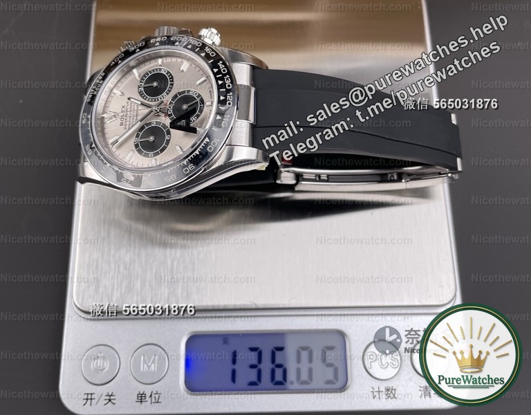 In-depth review of the VS factory counterweight gray rubber: 136 grams of real weight, what is the strength of the Dandong 4131 movement?