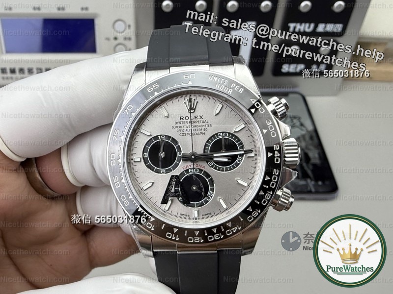 In-depth review of the VS factory counterweight gray rubber: 136 grams of real weight, what is the strength of the Dandong 4131 movement?
