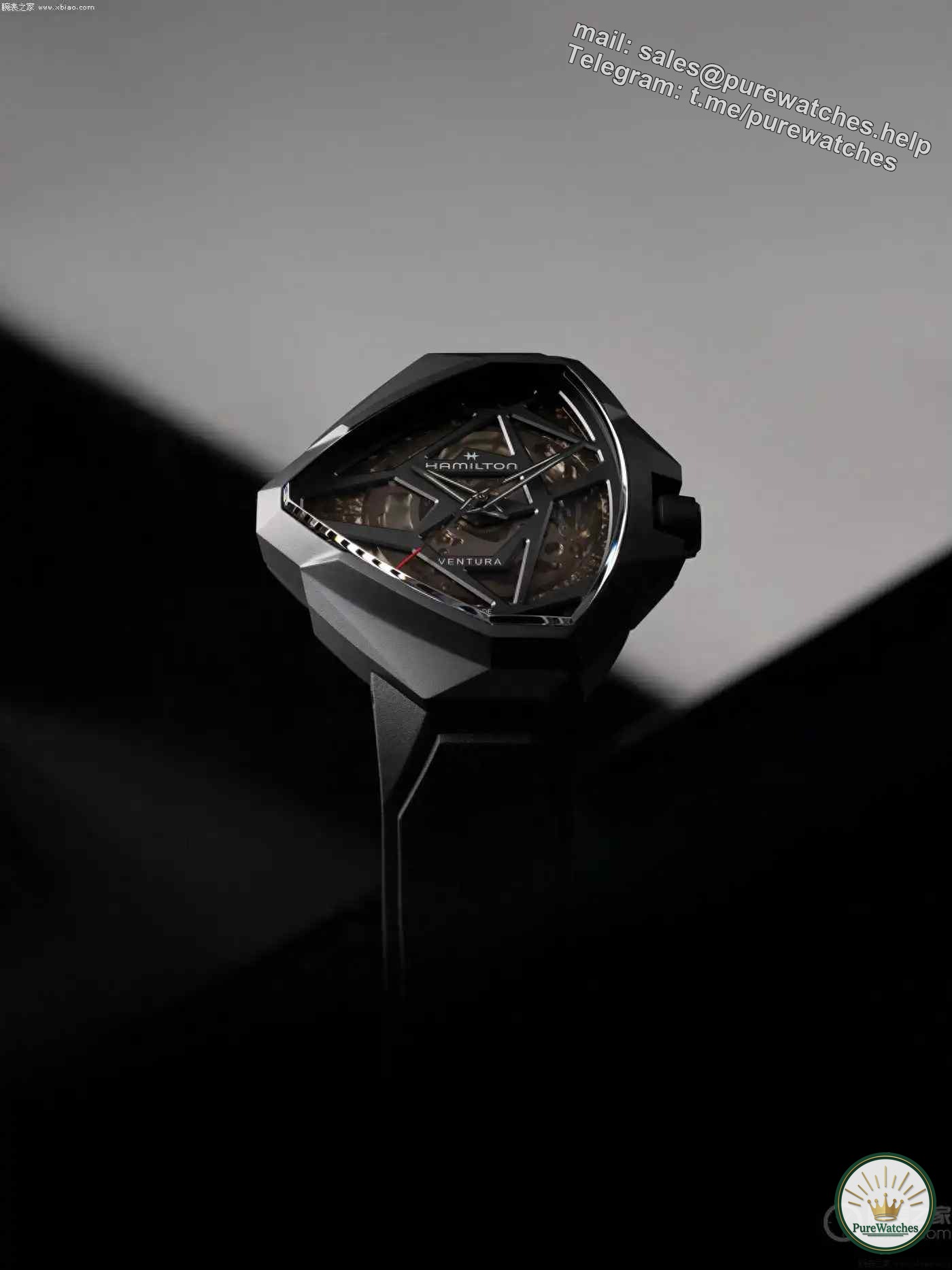 Break through the dimension of time and space! Hamilton Adventure Edge Skeleton Watch, the mechanical aesthetics under the gradient dial are so shocking