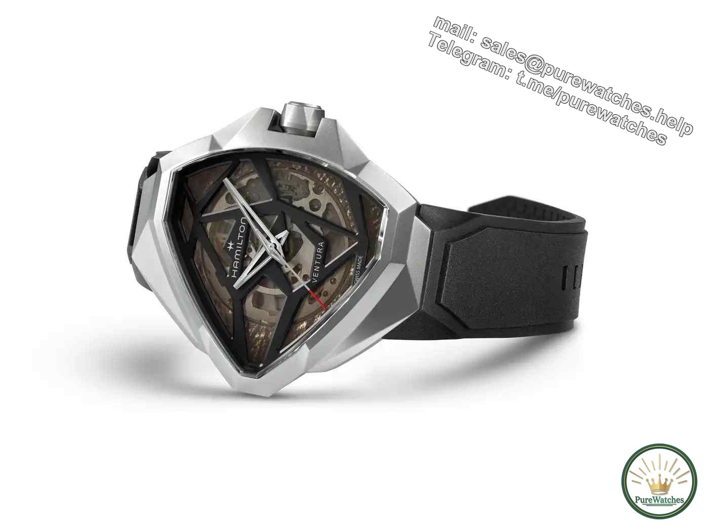 Break through the dimension of time and space! Hamilton Adventure Edge Skeleton Watch, the mechanical aesthetics under the gradient dial are so shocking