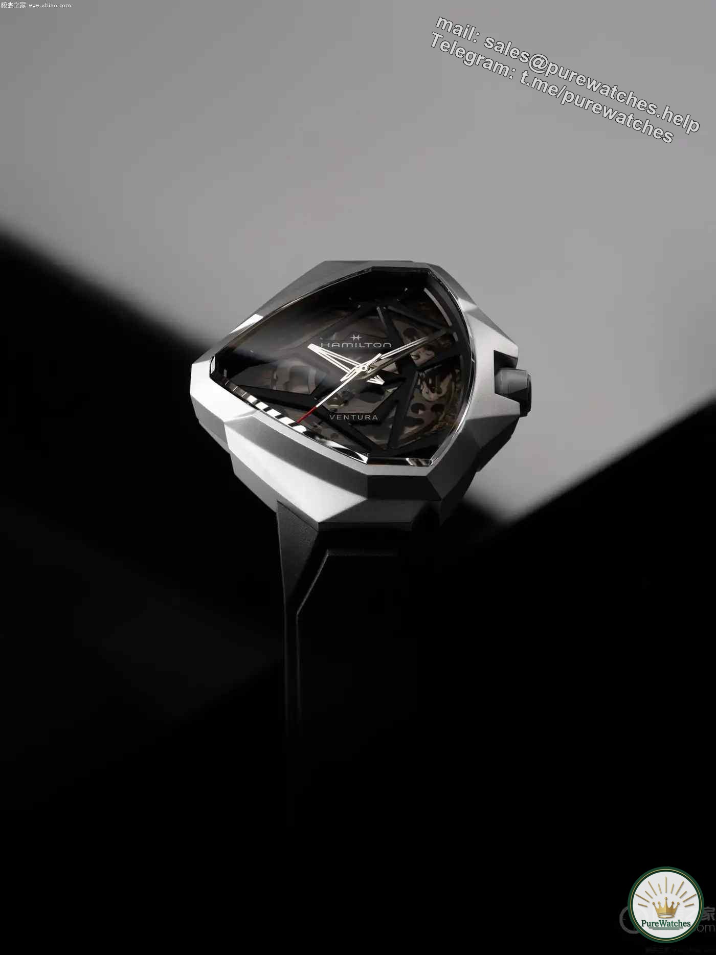 Break through the dimension of time and space! Hamilton Adventure Edge Skeleton Watch, the mechanical aesthetics under the gradient dial are so shocking