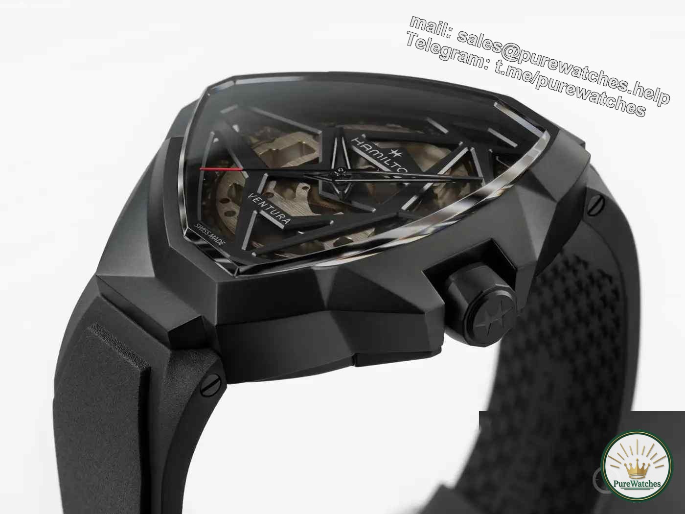 Break through the dimension of time and space! Hamilton Adventure Edge Skeleton Watch, the mechanical aesthetics under the gradient dial are so shocking
