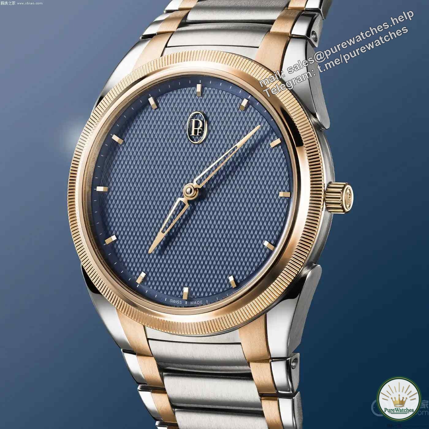 Only 7.8mm ultra-thin experience! Parmigiani Fleurier’s new gold dateless watch is here, and its hand-engraved dial amazes everyone.