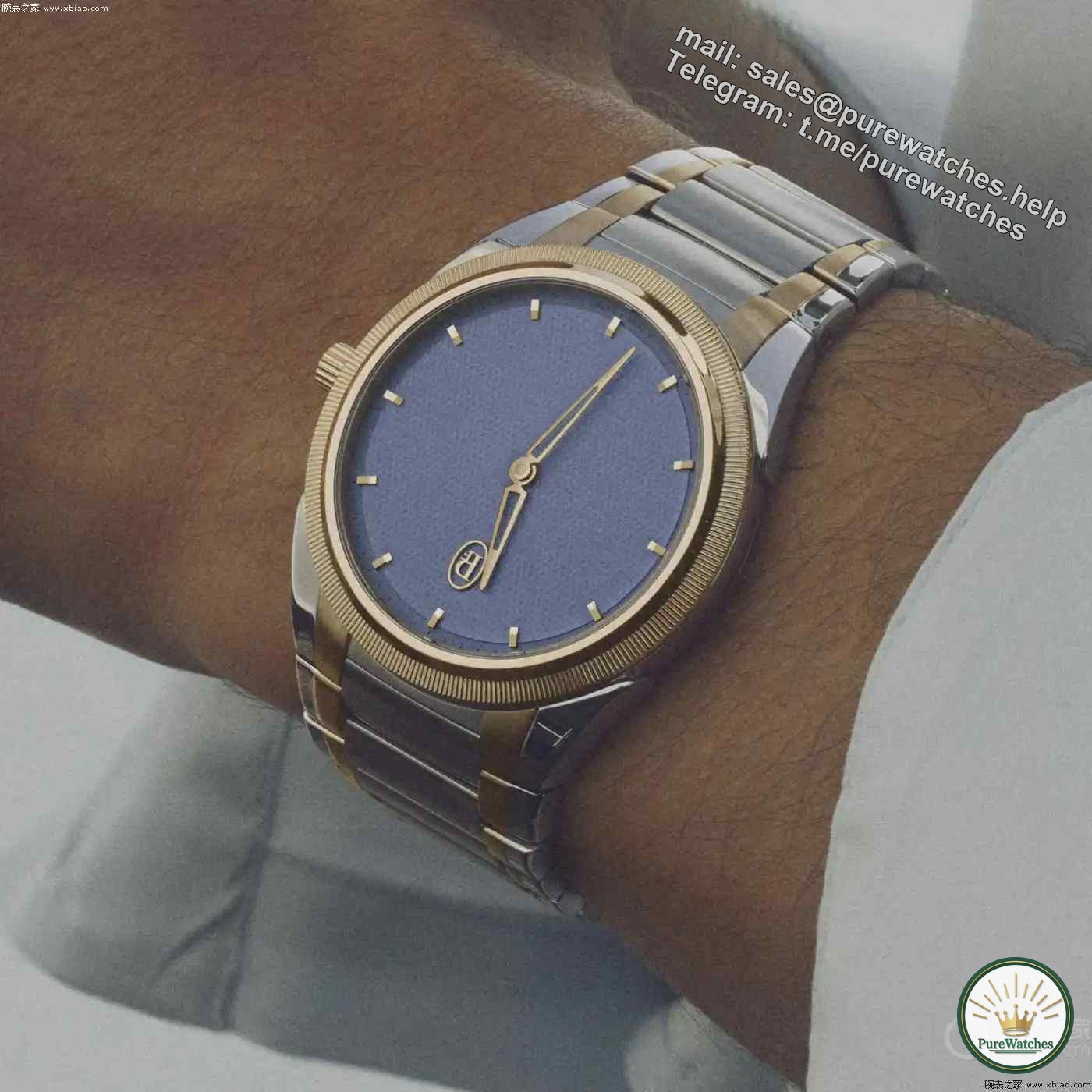 Only 7.8mm ultra-thin experience! Parmigiani Fleurier’s new gold dateless watch is here, and its hand-engraved dial amazes everyone.