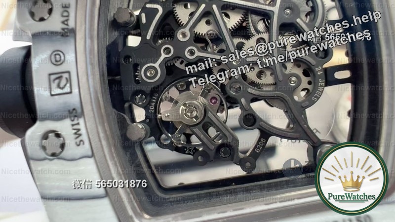 R factory RM061 high-end version is here! A true card-free Vaucher movement, the details are overwhelming Dandong, the bezel exploded!