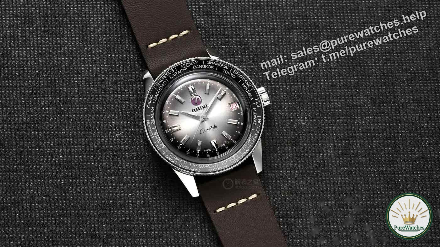Limited collection of 1962 pieces! The Rado Captain Cook World Time watch re-engraved the classic, 80-hour power reserve + anti-magnetic movement reshapes the retro legend