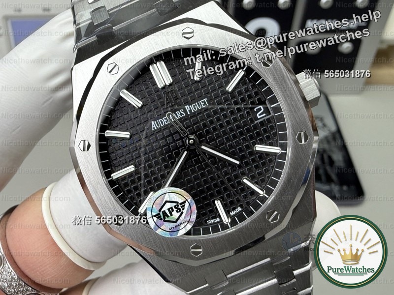 Audemars Piguet 15500 replica ceiling? The APS factory 4302 integrated movement was actually tested, and the details are so realistic!