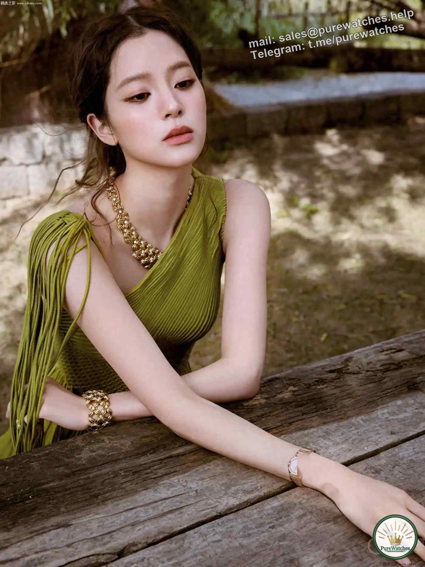 The same style as Ouyang Nana! Omega Constellation 25mm diamond-set watch, starlight dial interprets the Wizard of Oz