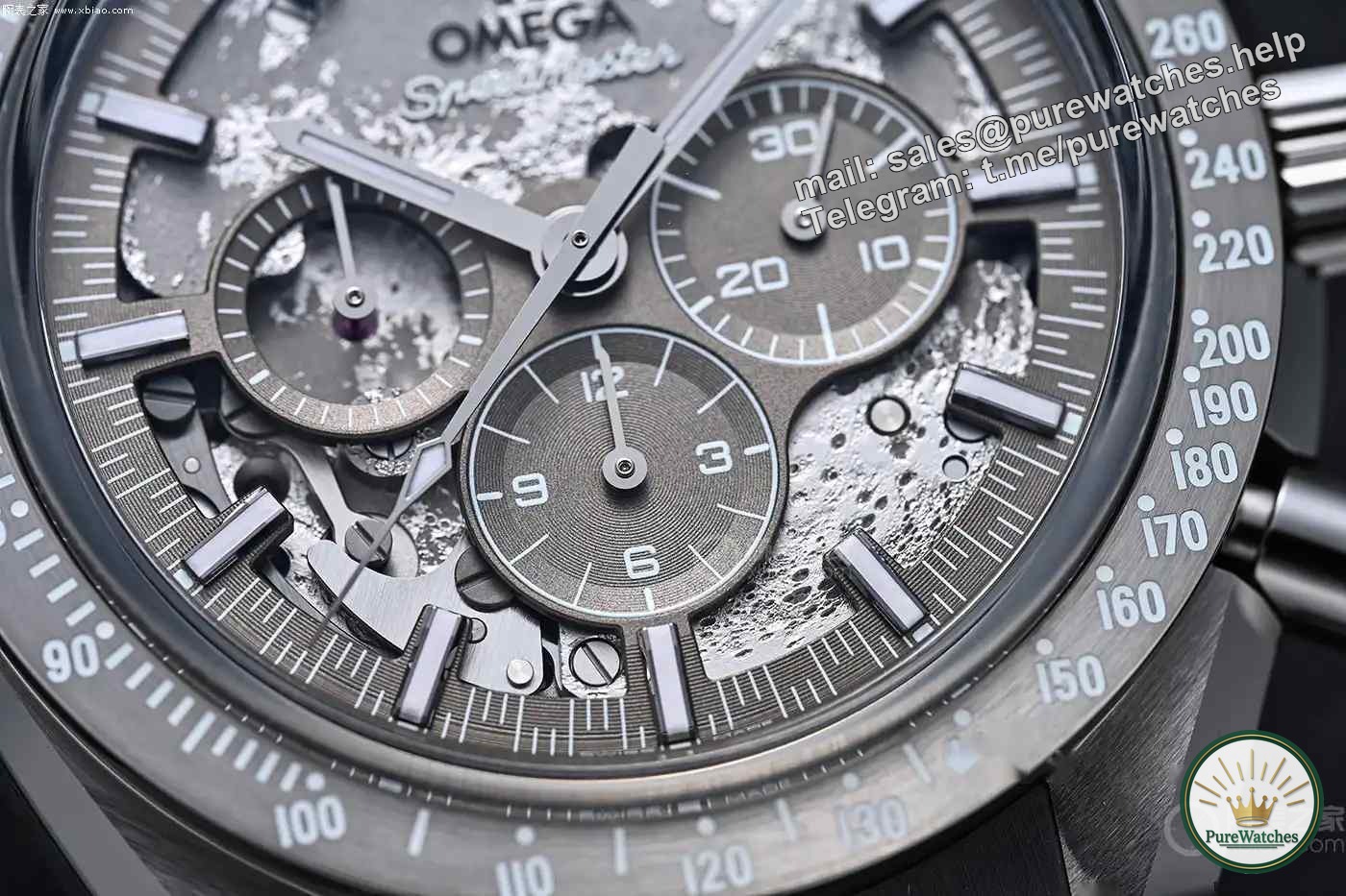 Omega Speedmaster Haoyue Gray is shockingly launched! Laser-engraved lunar dial recreates the legend of Apollo 8