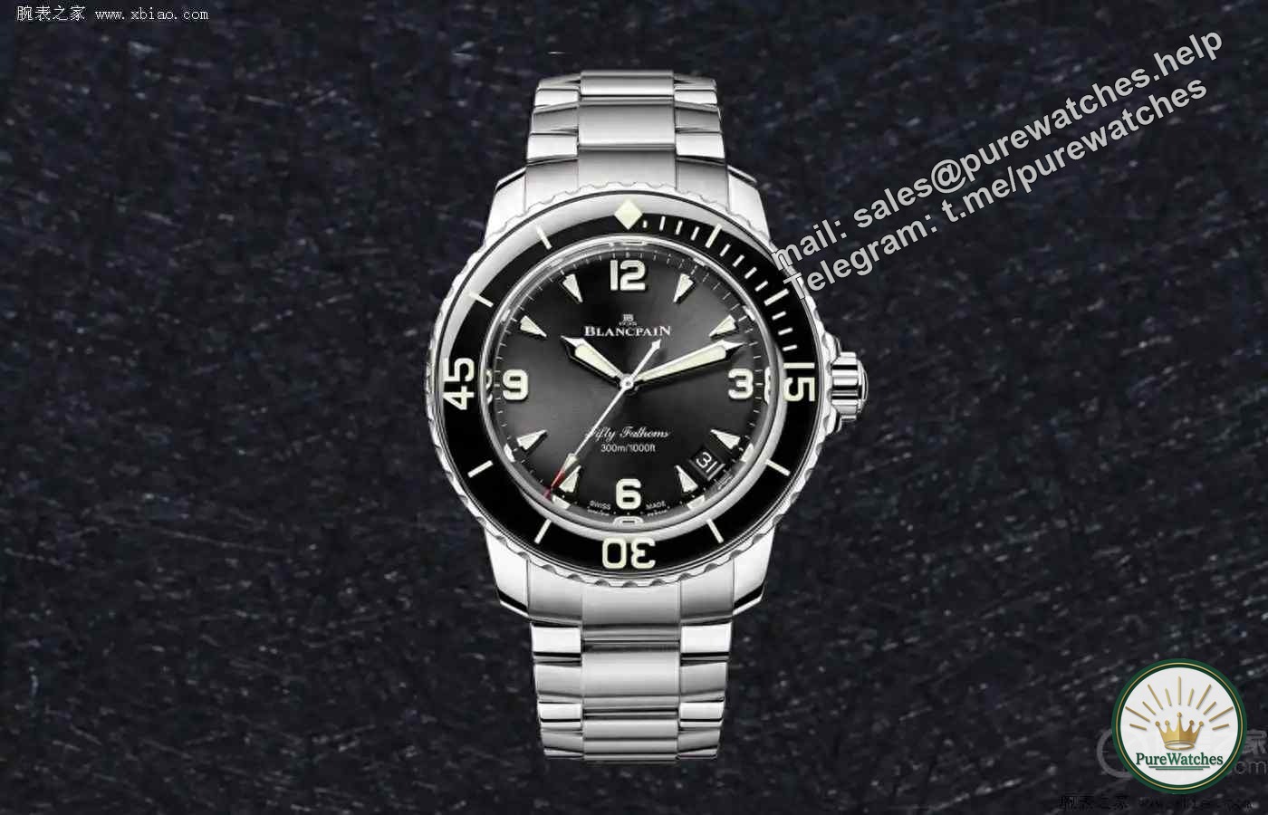 The king of diving watches is upgraded! Blancpain Fifty Fathoms 5010 stainless steel version with Cal.1315 movement reshapes the perfect benchmark