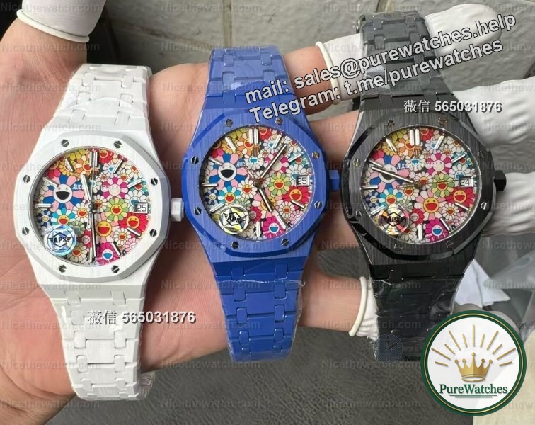 Don’t just look at Black Water Ghost anymore! This APS15500 sunflower ceramic watch instantly becomes the focus of the street when you put it on!