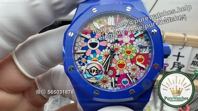 Don’t just look at Black Water Ghost anymore! This APS15500 sunflower ceramic watch instantly becomes the focus of the street when you put it on!