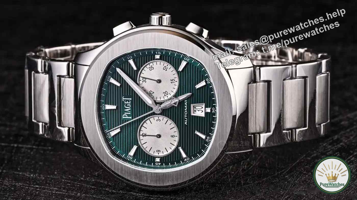 Piaget’s green dial chronograph subverts tradition! The 11.2mm ultra-thin body of formal wear and sportswear detonates the workplace elite circle