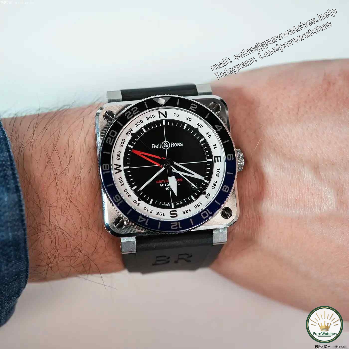Bell & Ross’ limited edition of 500 GMT watches is coming! Comes with a navigation compass to unlock new ways to travel around the world