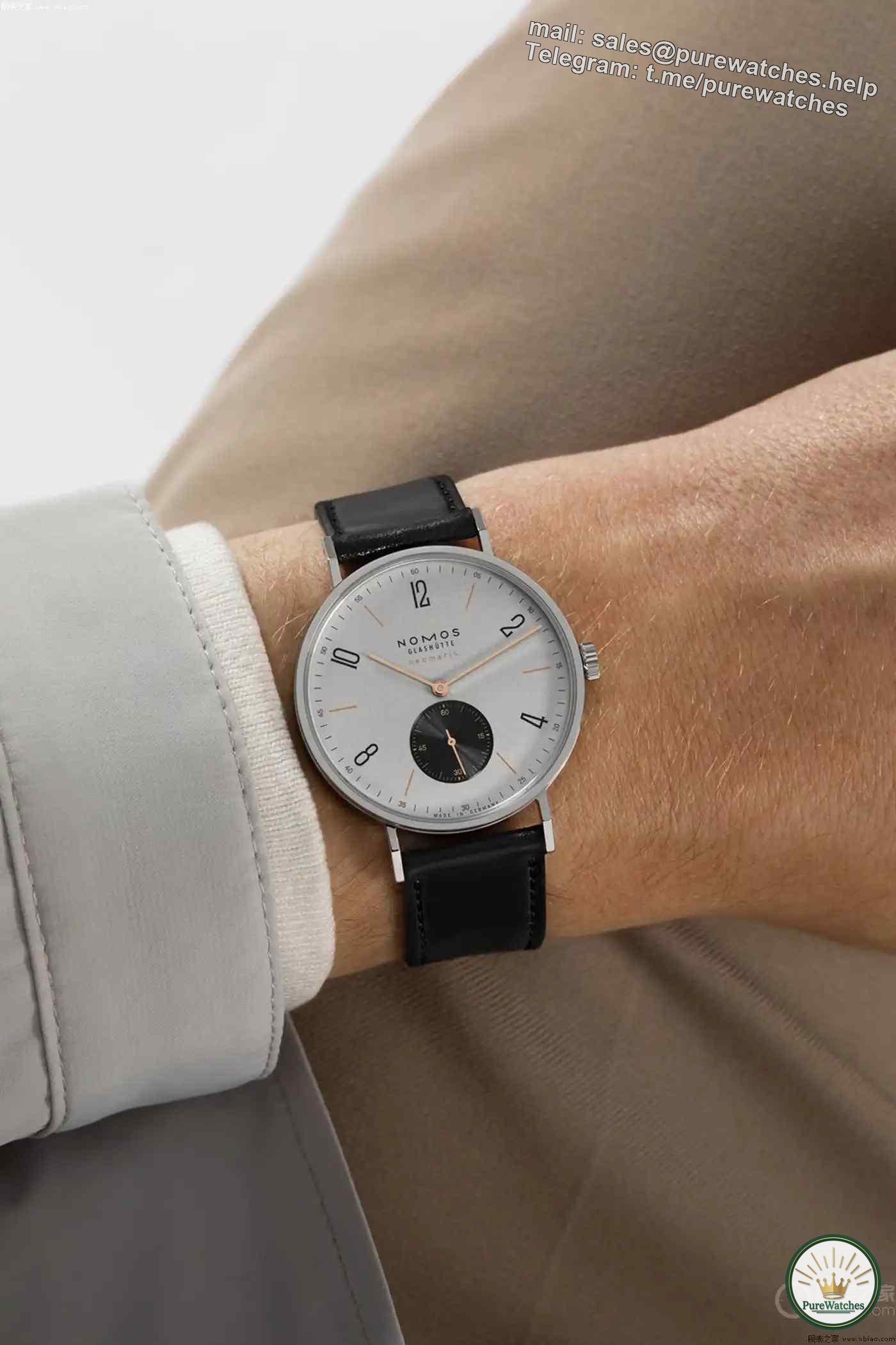Only 100 pieces! Nomos联名Wempe铂灰盘腕表演绎德系极简美学新风尚