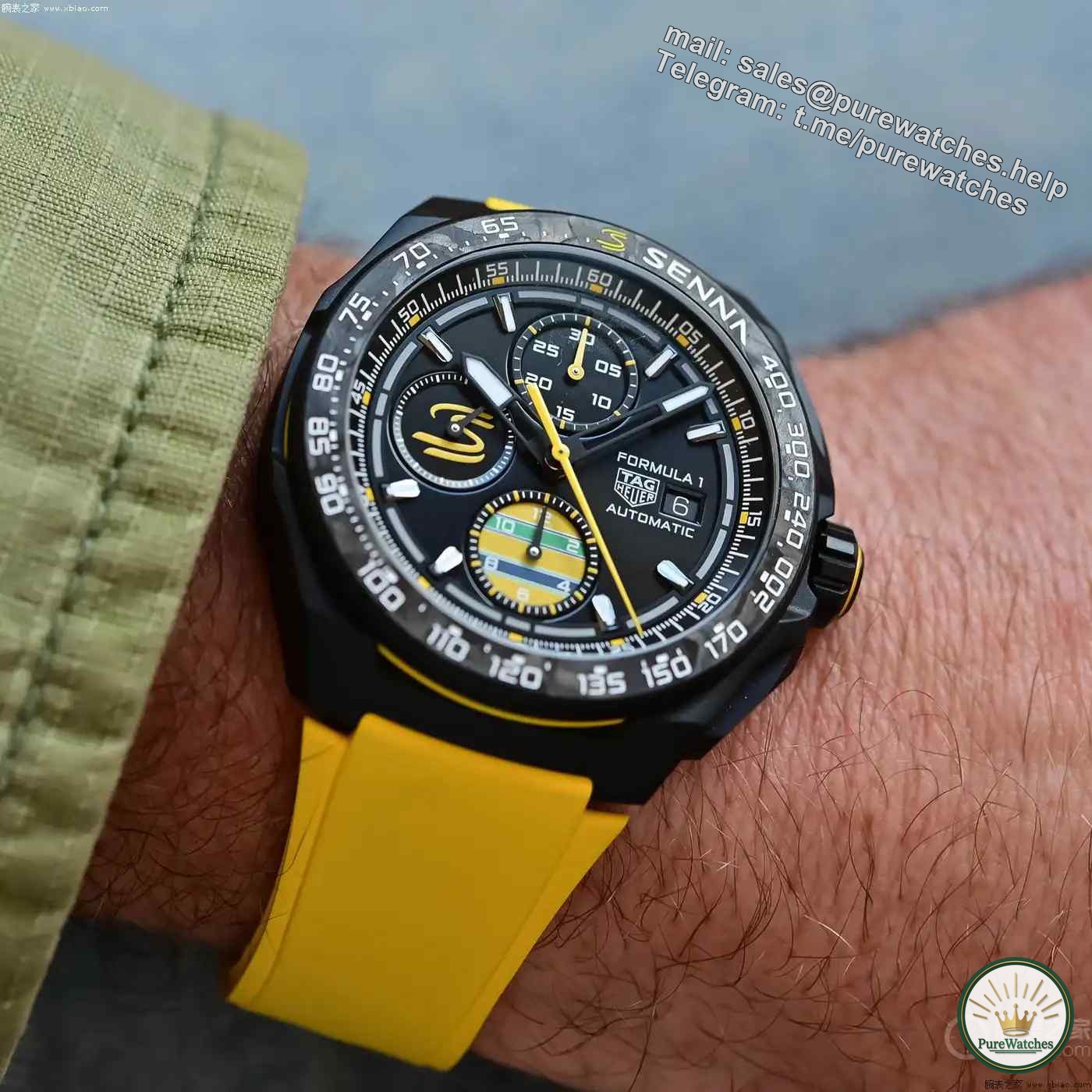Tribute to car god Senna! TAG Heuer F1 co-branded chronograph combines racing genes and flagship configurations