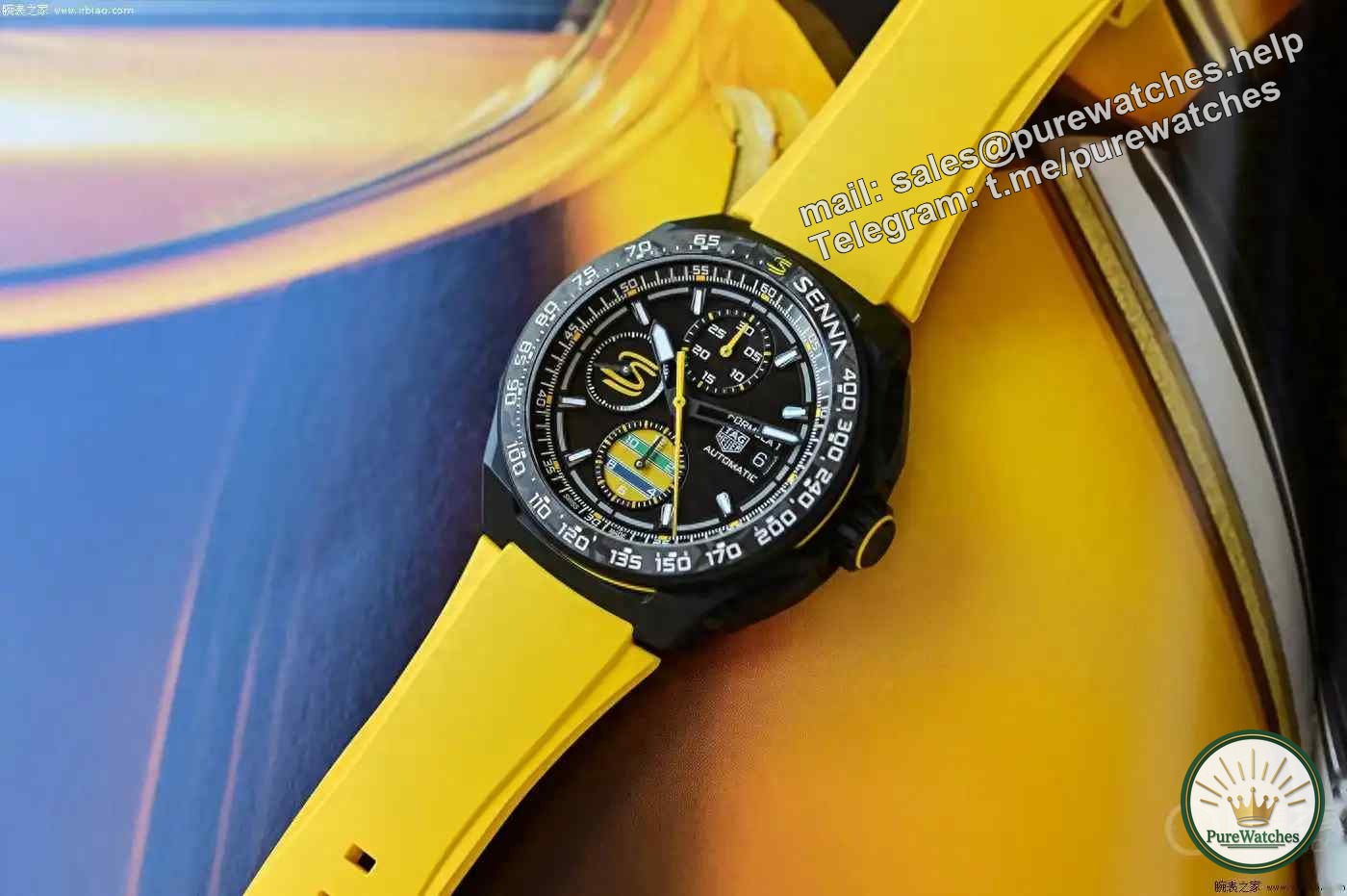Tribute to car god Senna! TAG Heuer F1 co-branded chronograph combines racing genes and flagship configurations