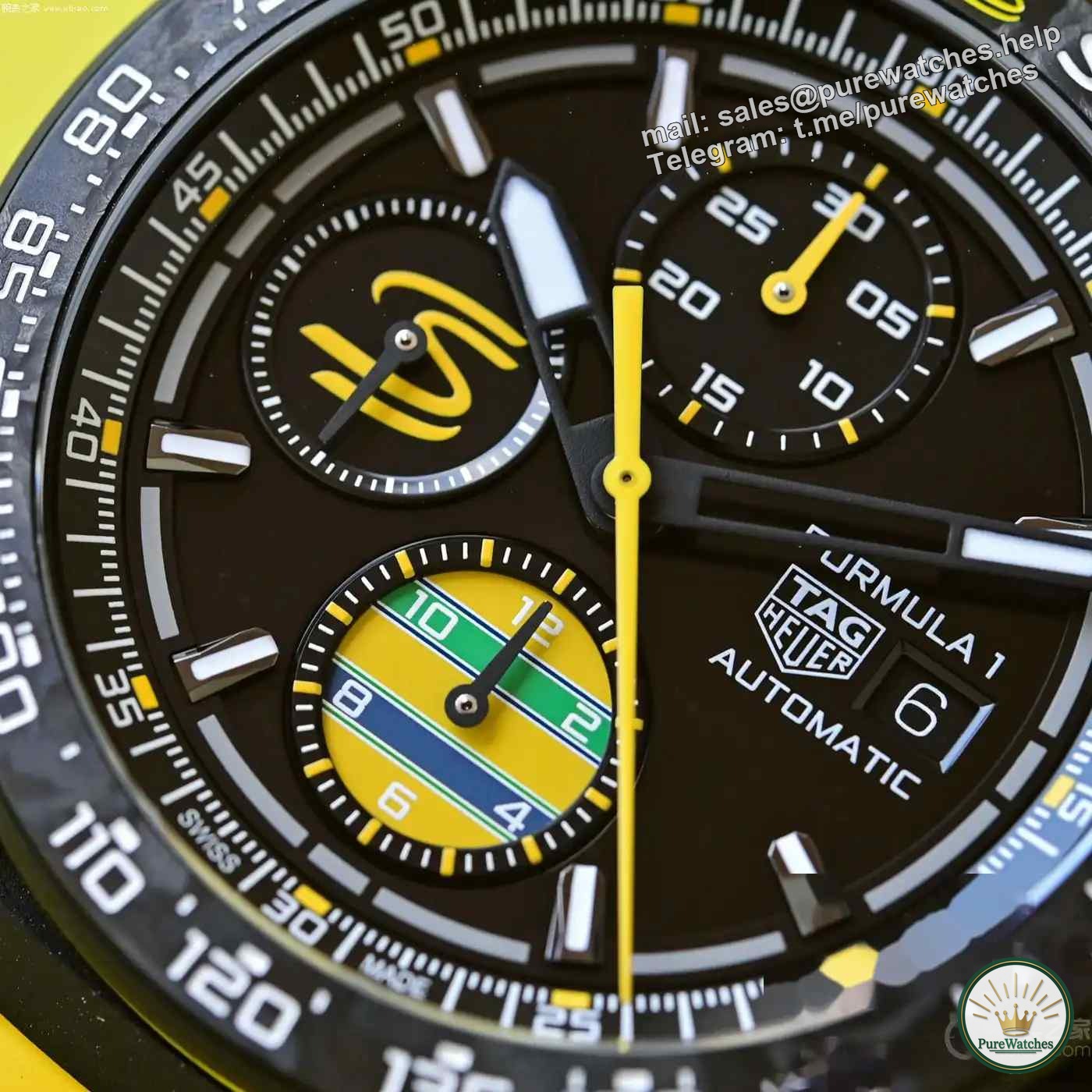 Tribute to car god Senna! TAG Heuer F1 co-branded chronograph combines racing genes and flagship configurations