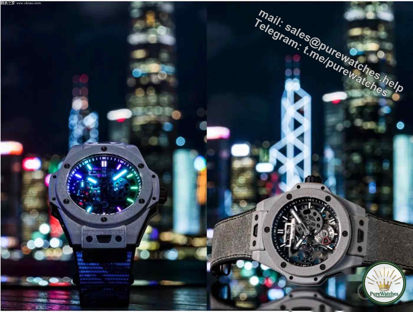 Only 15 pieces! Hublot Big Bang concrete watch is released, a collectible masterpiece inspired by the night view of Hong Kong