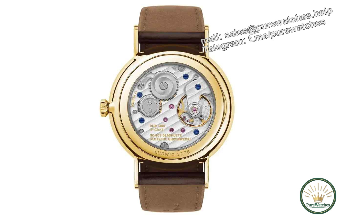 Luxury doesn’t stop at gold! Nomos Ludwig gold watch 6.3mm extremely slim triggers taste revolution