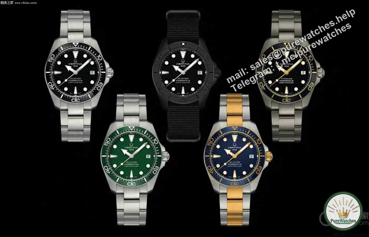 Certina 38mm diving watch is launched! 80 hours power reserve + antimagnetic hairspring only starts at 6150