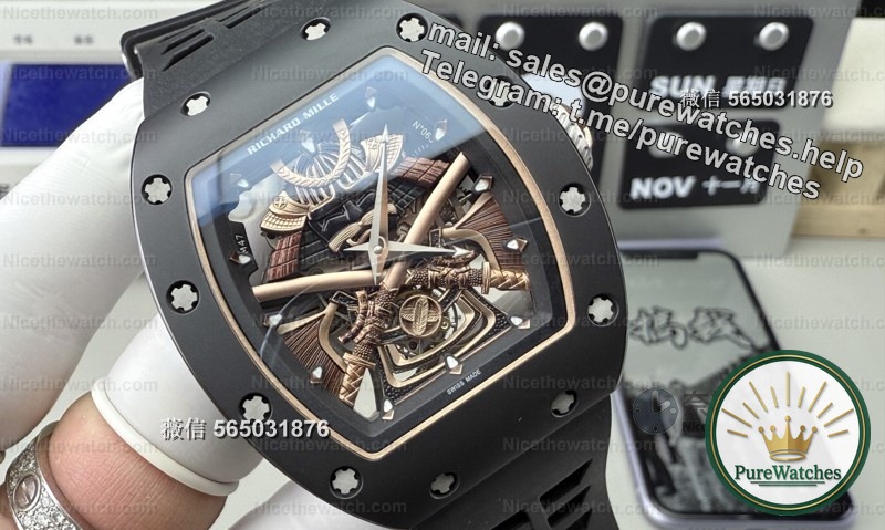 I have been wearing YS Factory RM47 Black Warrior for half a month. This watch is so handsome that my friends are asking for the link!