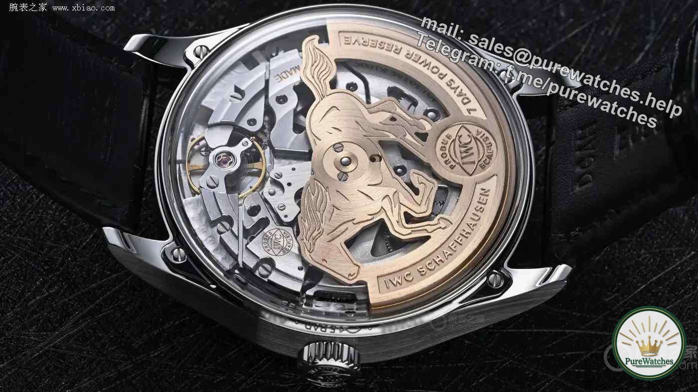The IWC Year of the Horse zodiac watch is shockingly launched! Portuguese seven burgundy red plate + gold-plated horse oscillating weight, limited to 500 pieces, collect now