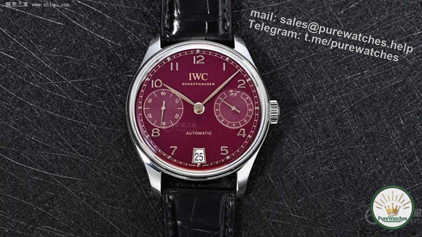 The IWC Year of the Horse zodiac watch is shockingly launched! Portuguese seven burgundy red plate + gold-plated horse oscillating weight, limited to 500 pieces, collect now