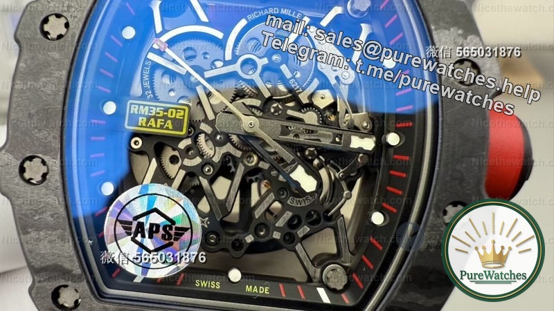 The modified movement is out! APS exclusive Dandong IMAL1 card-free movement RM35-02, all parts are truly linked