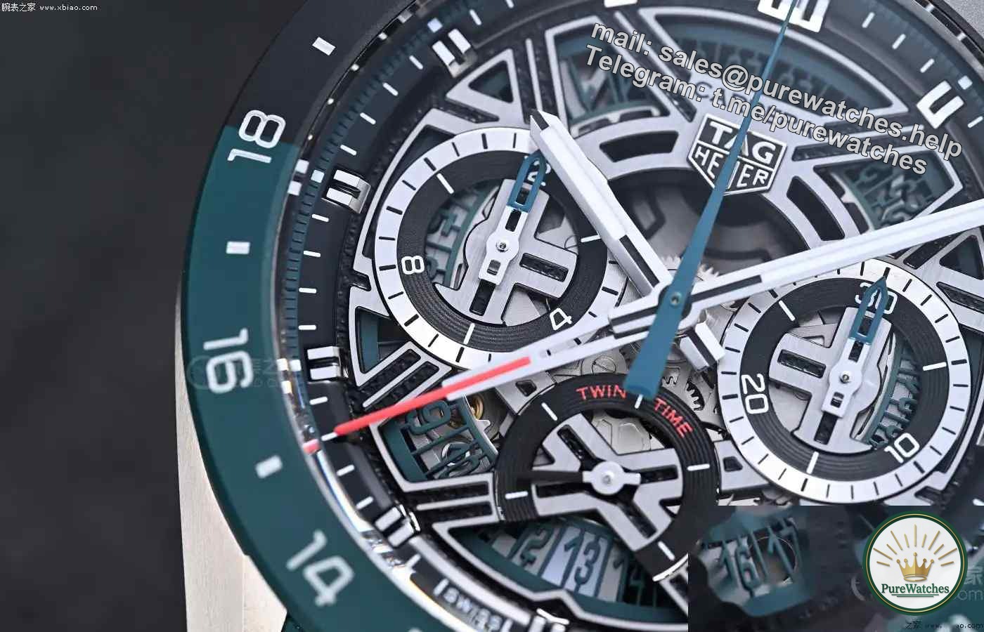 The public price is 70,000 to become a god! TAG Heuer dual time zone chronograph is coming, titanium + hollow plate is too explosive