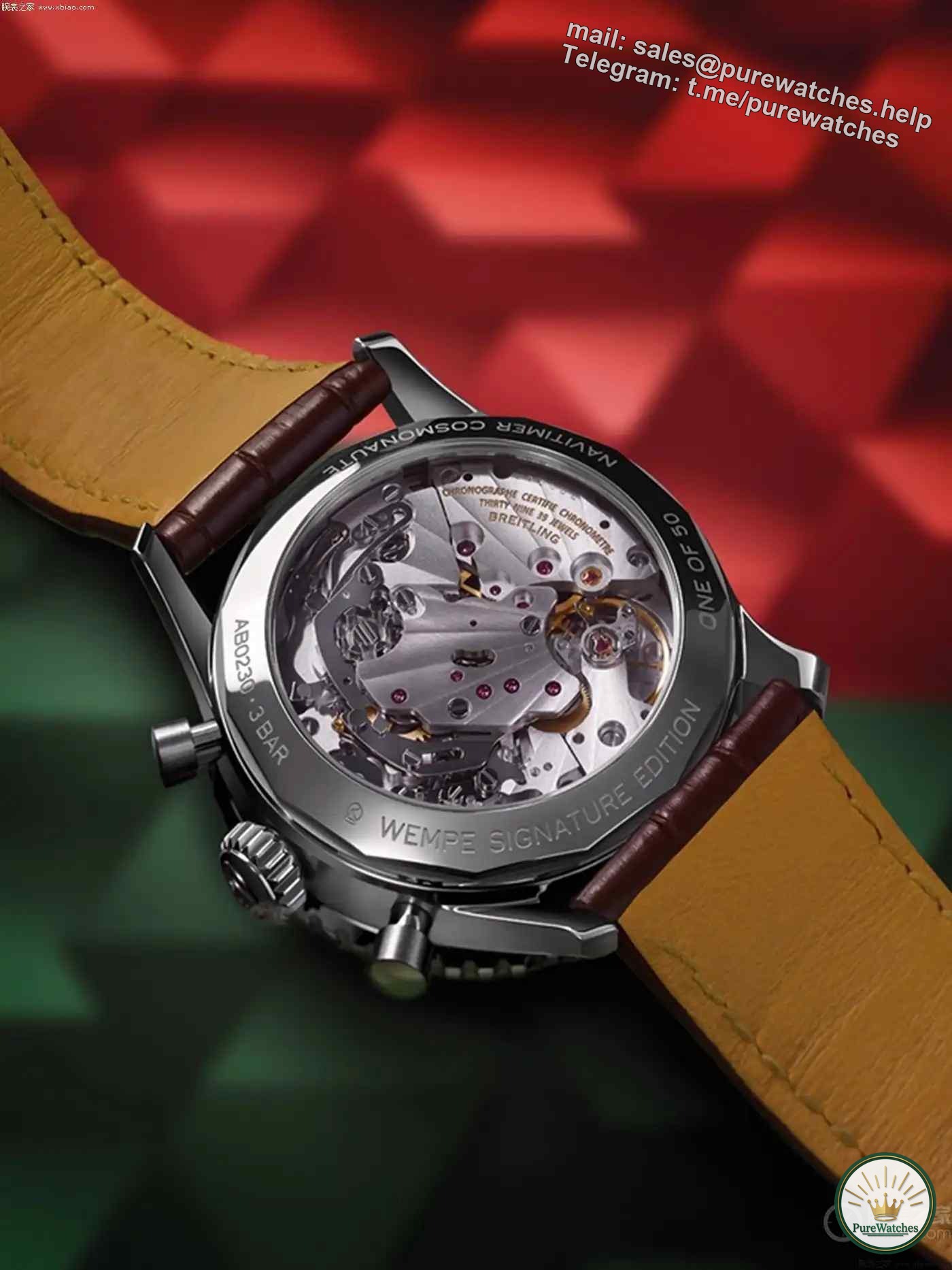 Only 50 pieces! Breitling Astronaut Limited Edition Green Dial Chronograph, the perfect blend of retro and modern