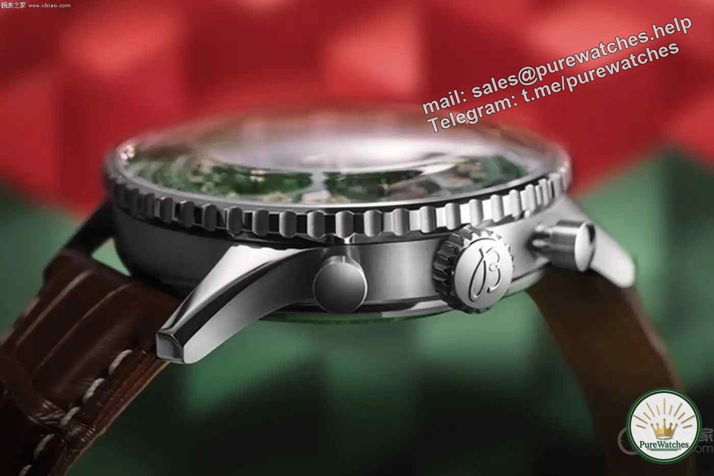 Only 50 pieces! Breitling Astronaut Limited Edition Green Dial Chronograph, the perfect blend of retro and modern