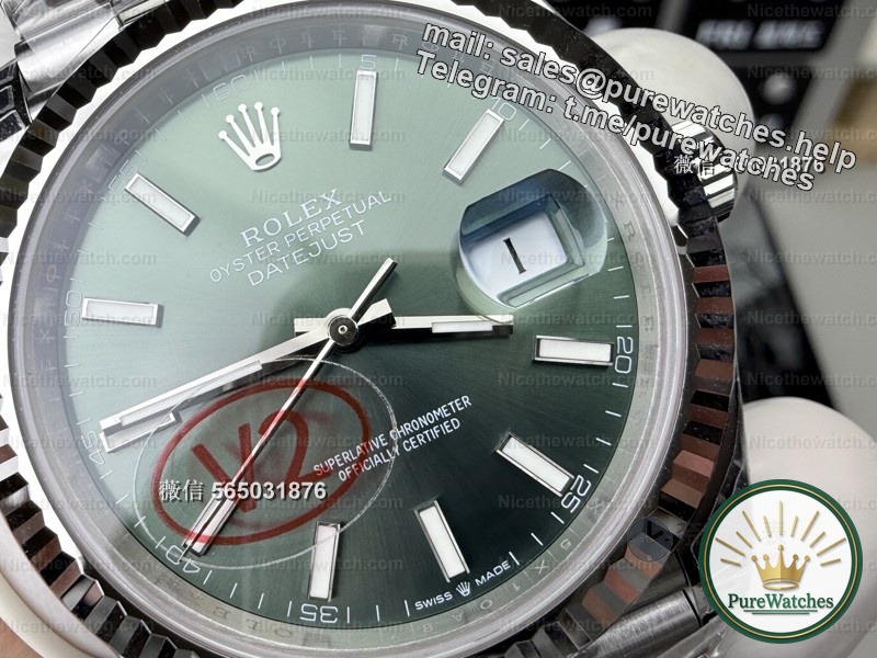 Dandong 3235 movement + V2 upgrade! How “top” are the details of the VS factory mint green log? Real shots revealed