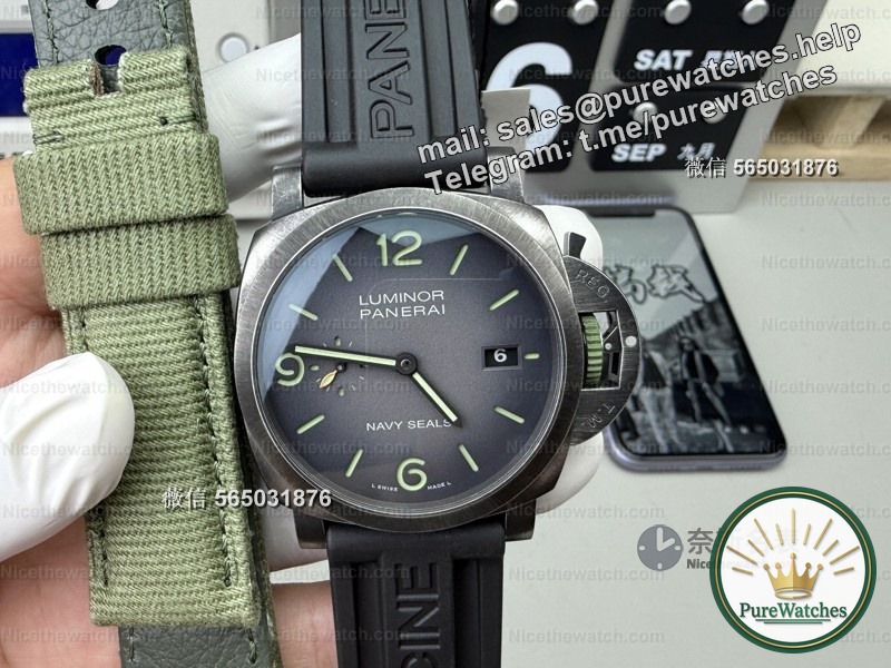 Wear it to look contemporary without looking old-fashioned? VS factory Panerai 1412 retro model hands-on experience, detail control is an expert!