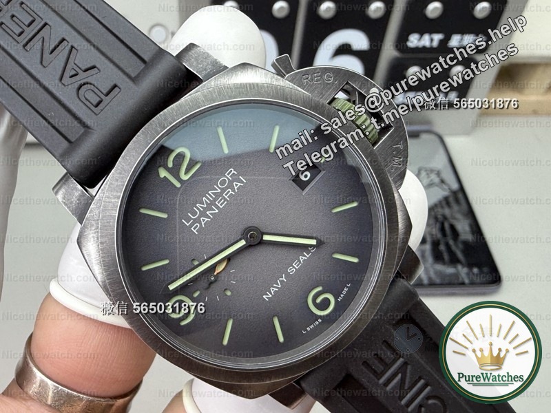 Wear it to look contemporary without looking old-fashioned? VS factory Panerai 1412 retro model hands-on experience, detail control is an expert!