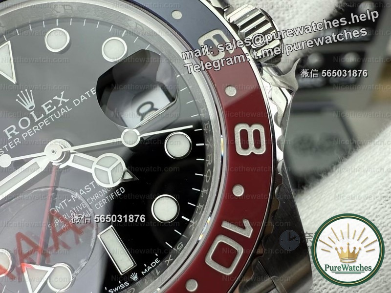 Stop buying from Factory C? Actual measurement of VS factory Rolex Coke ring, 12.1mm thickness + really fast adjustment calendar is too top