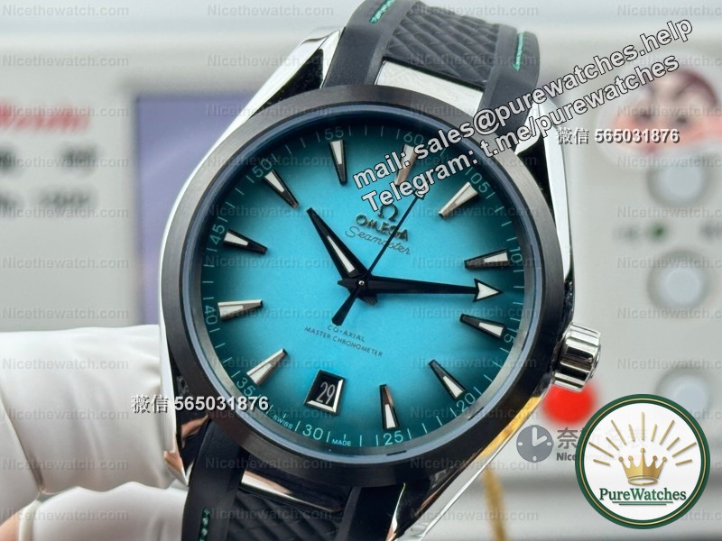 I tried on the new VS Haima 150 ceramic ring turquoise gradient disc: this detail really made my heart beat!