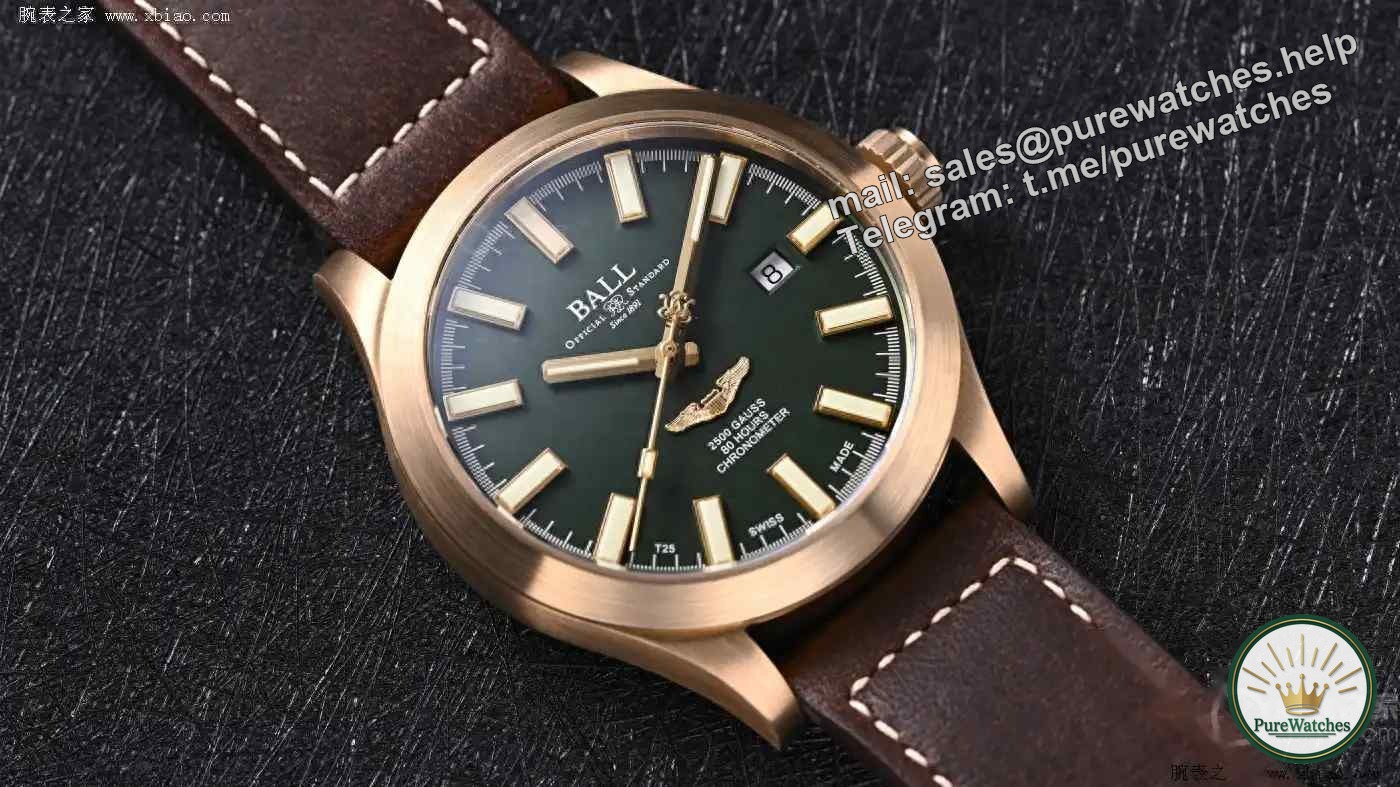 A wrist tool that changes color! Ball bronze watch with 80 hours of power reserve + gas lamp luminous, a must-have for hardcore gamers