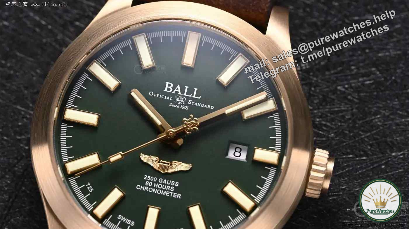 A wrist tool that changes color! Ball bronze watch with 80 hours of power reserve + gas lamp luminous, a must-have for hardcore gamers