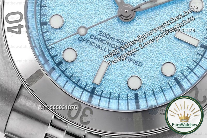 Tudor Black Bay 54 replica ceiling! ZF factory’s 2025 new M79000 lake blue sand table is amazing to try