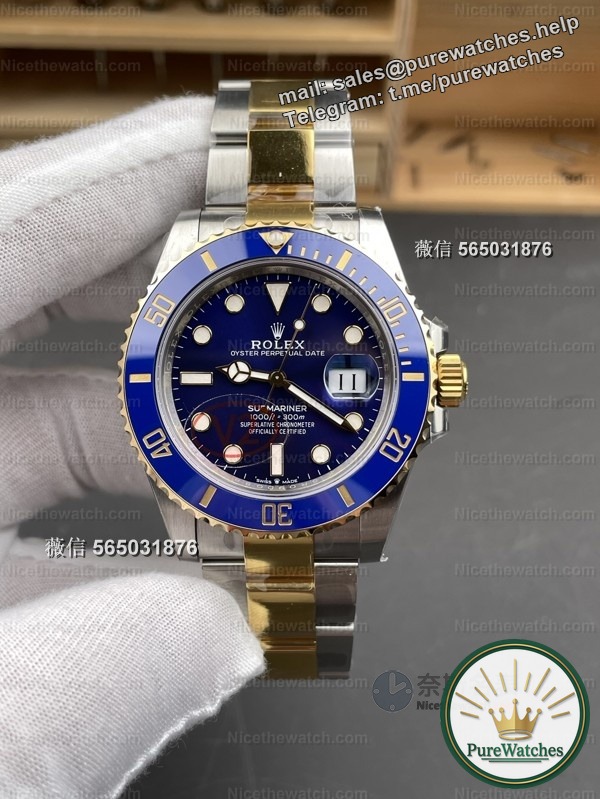 Actual test of VS Golden Blue Water Ghost V2 weighted version! 186 grams of accurate version, Dandong 3235 movement is as stable as genuine!