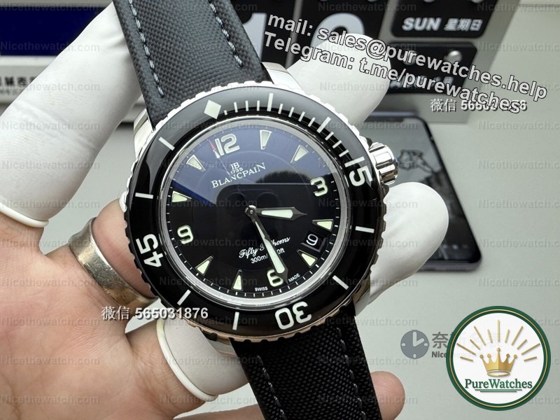 After a two-year hiatus, the King is back! The details of the ZF Fifty Fathoms replica watch are incredible, even the bubble mirror is restored to 1:1?
