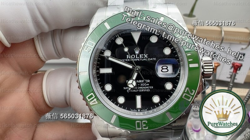The first fourth generation Green Water Ghost! ARF factory fruit wood green ring + Dandong 3235 movement, the details are not inferior to VS?