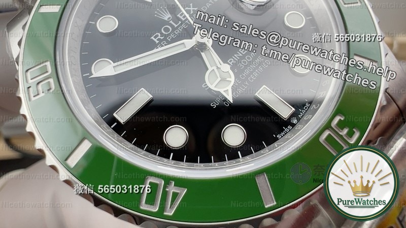 The first fourth generation Green Water Ghost! ARF factory fruit wood green ring + Dandong 3235 movement, the details are not inferior to VS?
