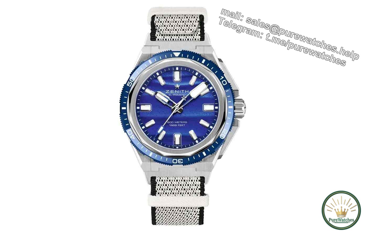 Put the ocean luminous light on your hands! Zenith’s bioluminescent diving watch is breathtakingly beautiful in the dark