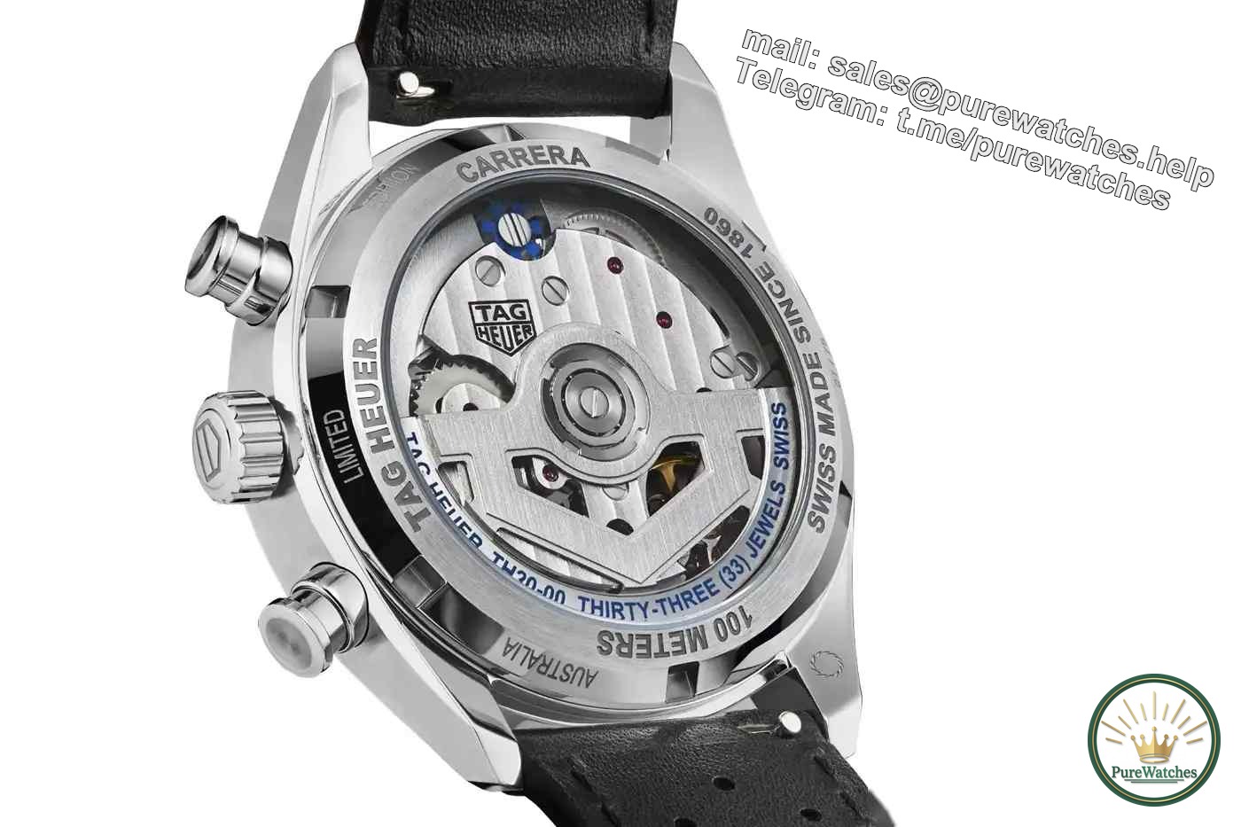 Retro and modern fusion! TAG Heuer Carrera Australian limited edition, classic chronograph available for RMB 55,000