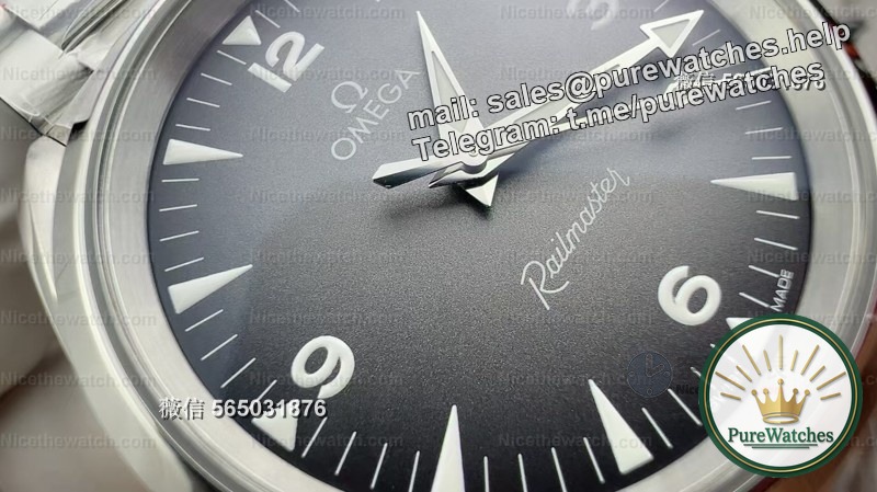 The small dial is back! VS factory Omega Seamaster Railmaster 38mm, low-key retro but full of details